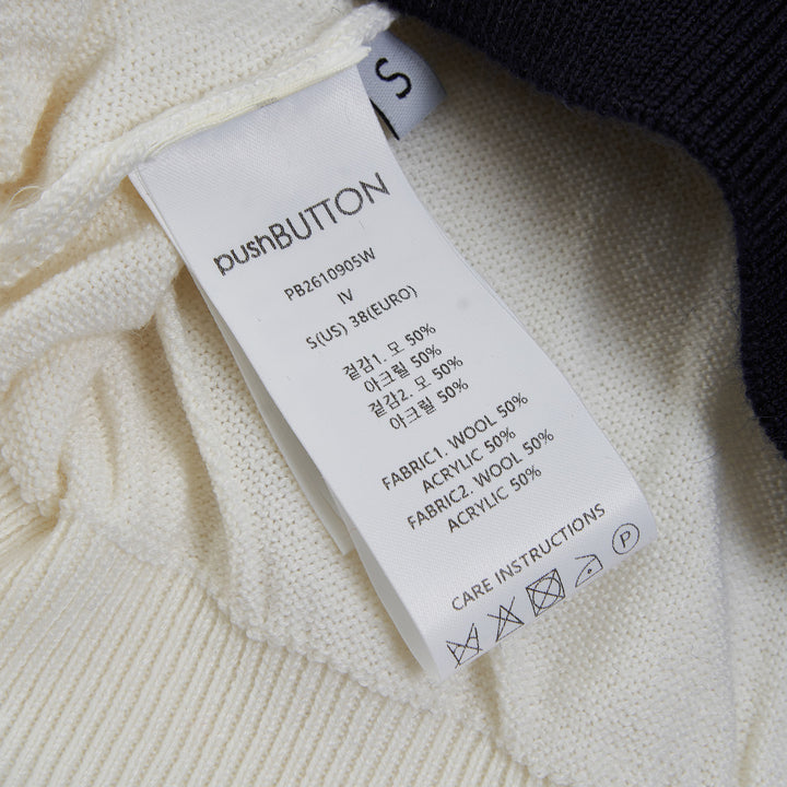 pushBUTTON Contrast Color Cardigan – Available at Club 21, Official Retailer in Singapore, Malaysia & Thailand with Global Shipping Online