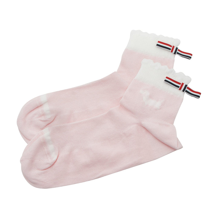 Thom Browne Hector Intarsia Pointelle Socks – Available at Club 21, Official Retailer in Singapore, Malaysia & Thailand with Global Shipping Online