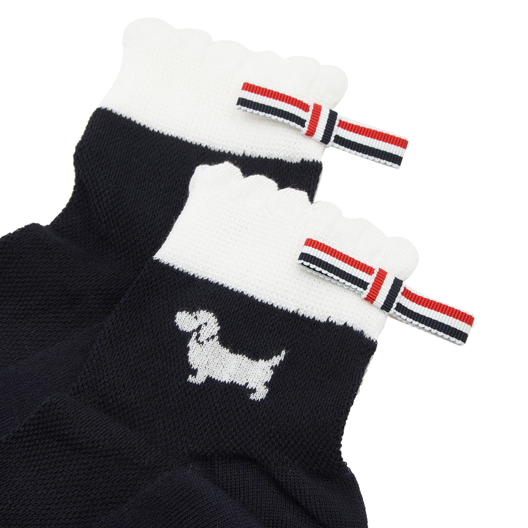 Thom Browne Hector Intarsia Pointelle Socks – Available at Club 21, Official Retailer in Singapore, Malaysia & Thailand with Global Shipping Online