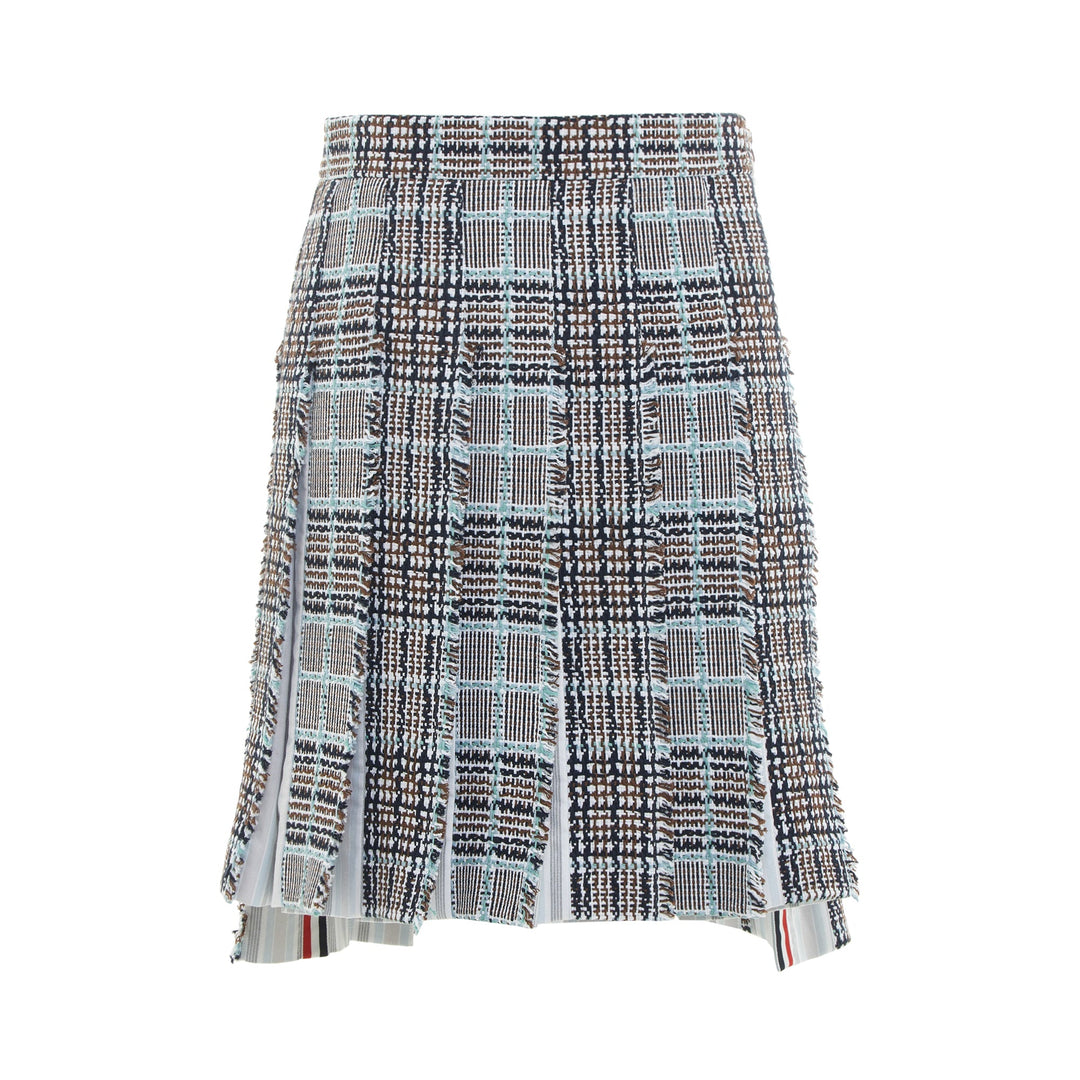 Thom Browne Bermuda Length Classic Pleated Skirt – Available at Club 21, Official Retailer in Singapore, Malaysia & Thailand with Global Shipping Online
