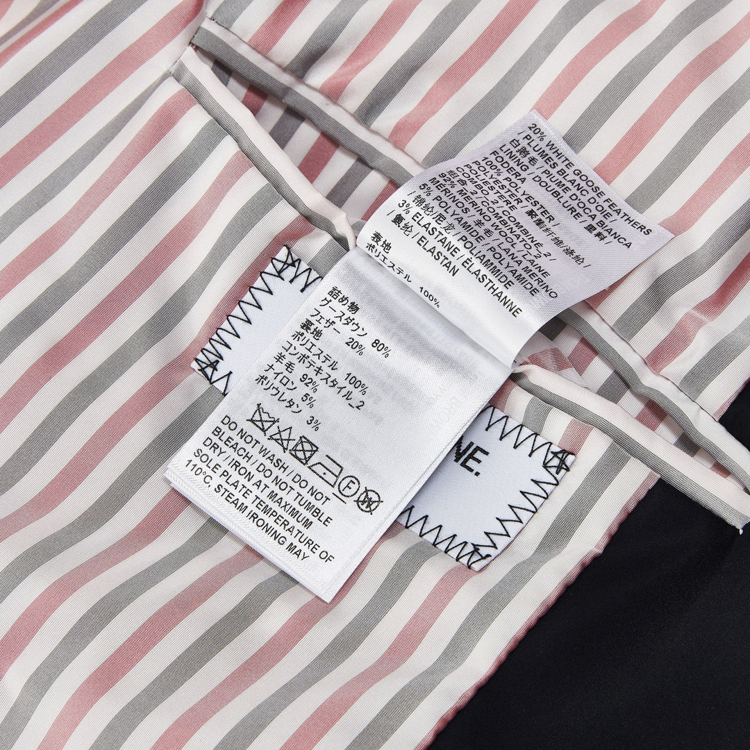 Thom Browne Down Filled Snap Front Jacket – Available at Club 21, Official Retailer in Singapore, Malaysia & Thailand with Global Shipping Online