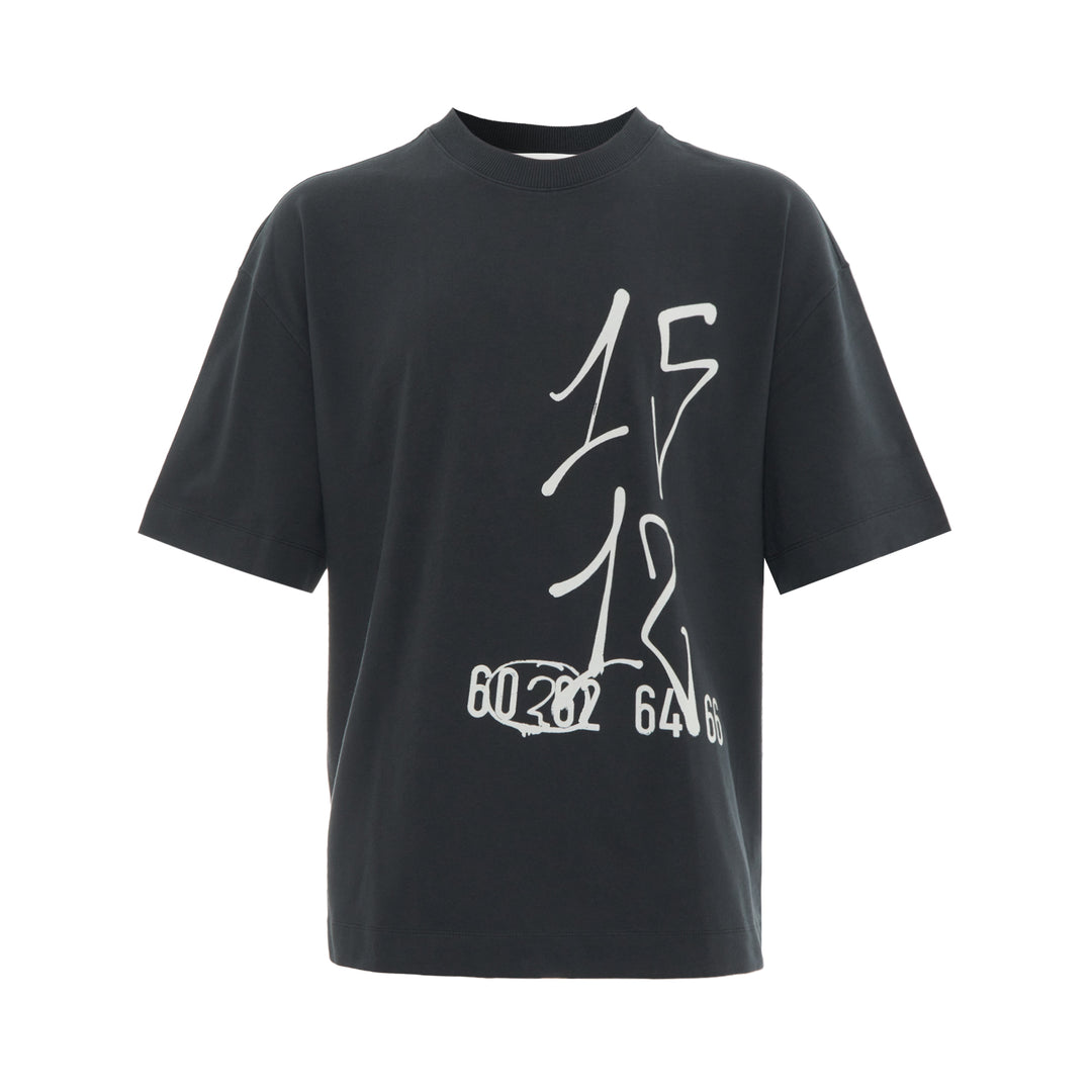 Oversized Artwork Numbers Tee