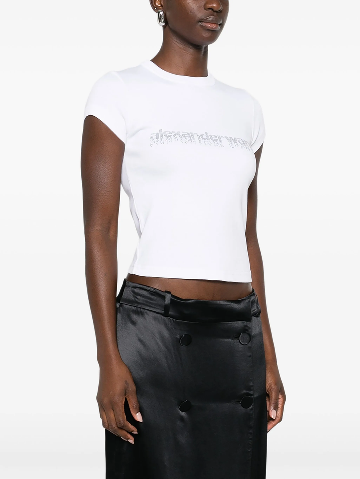Baby Tee with Hotfix Graphic