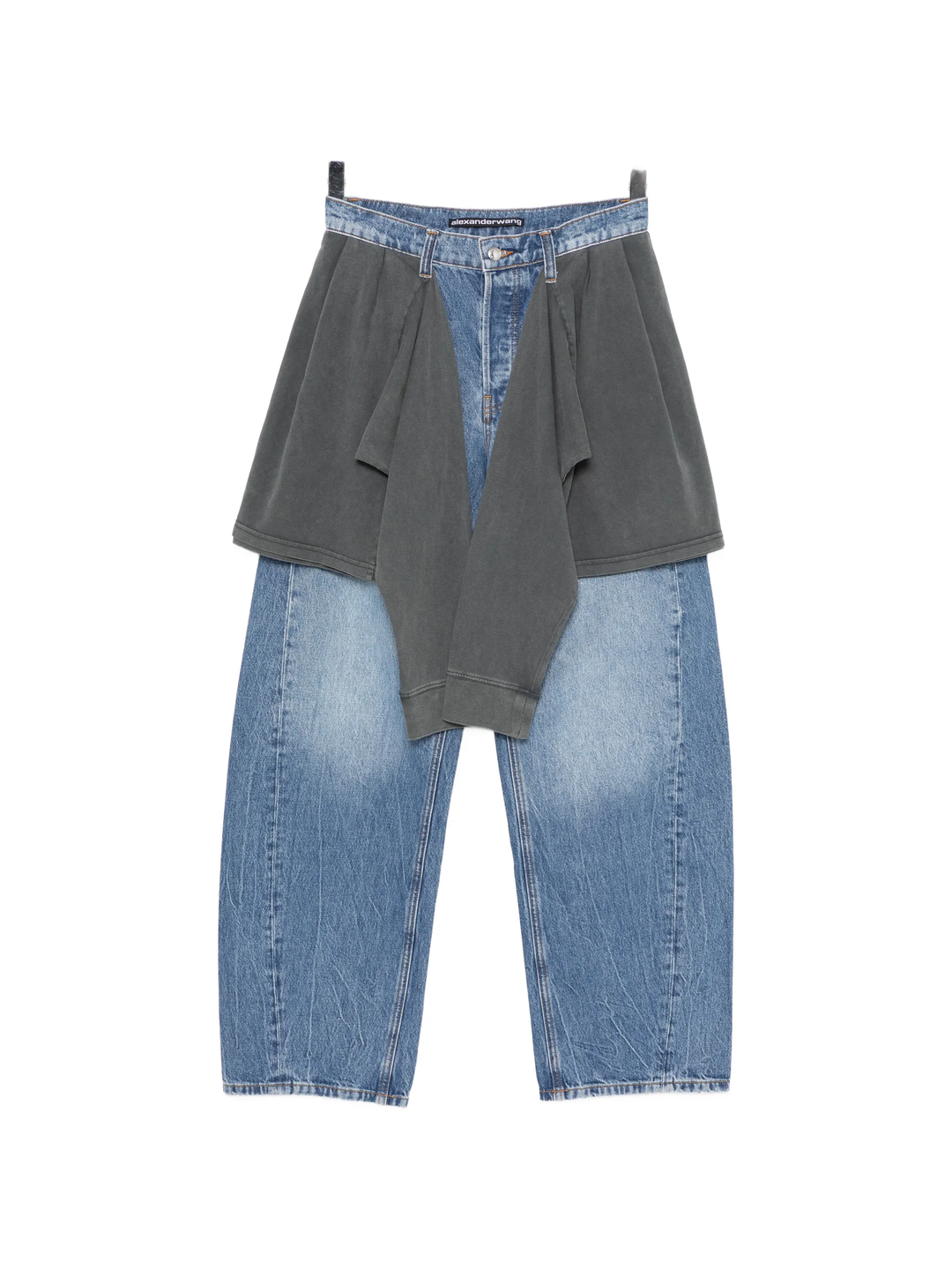 Pre-Styled Slouchy Jean with Tie