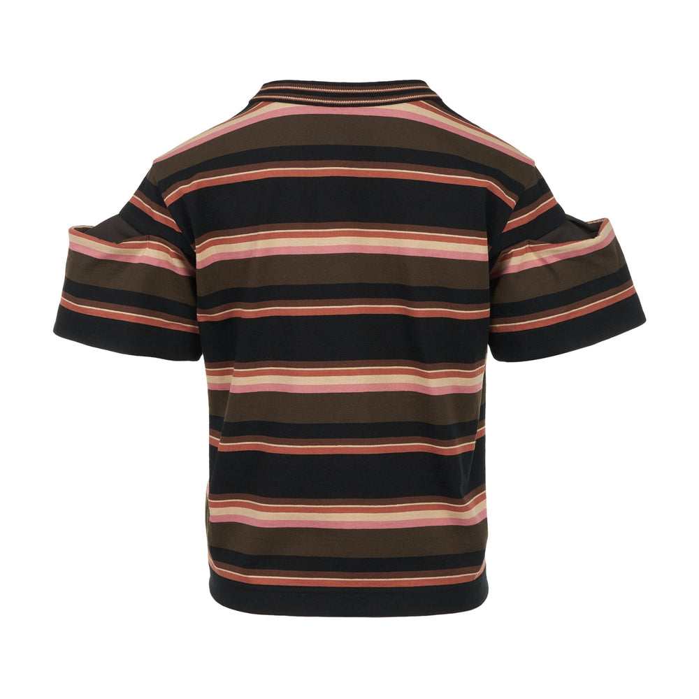 sacai Horizontal Stripe T-Shirt - view 2