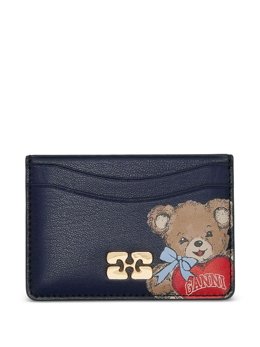 Card Holder With Flap Bear