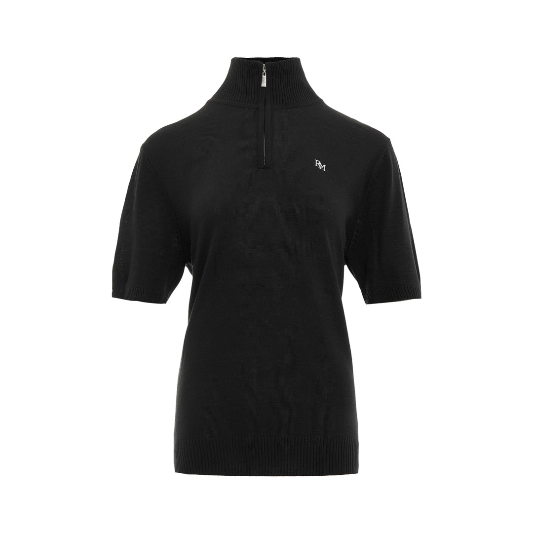 Polo Crew Half-Zip Knit Top