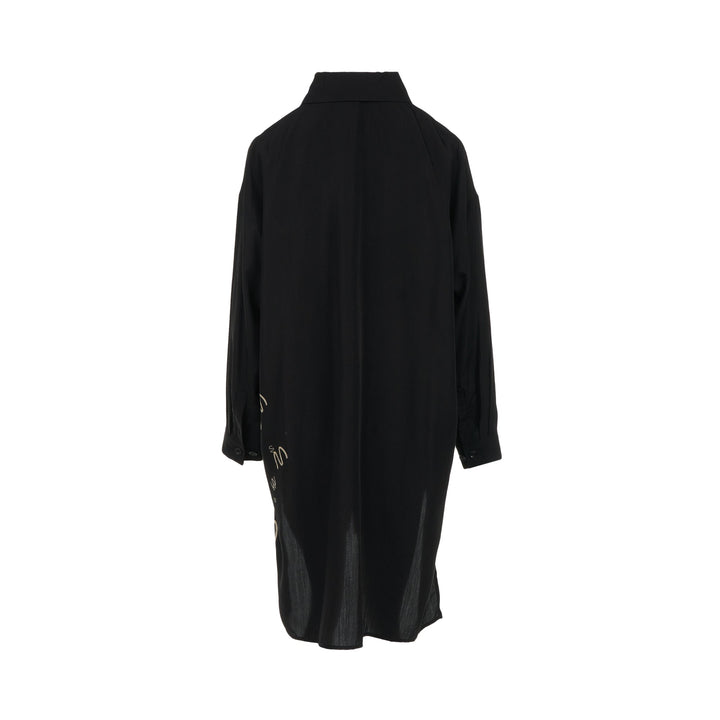 Cloth Collar Big Shirt