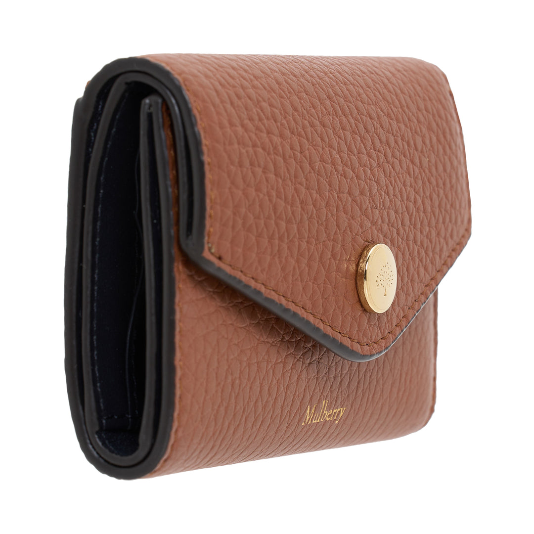 Folded Multi-Card Wallet Bright Oak Heavy Grain