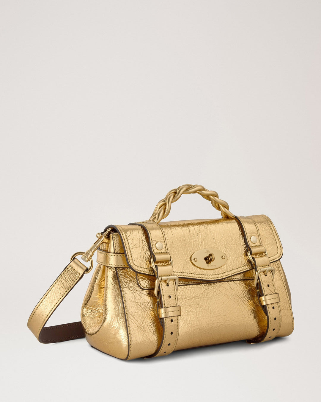 Mini Alexa Somerset Gold Grainy Metallic
