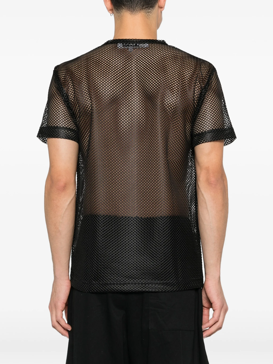 Red Heart Emblem Mesh Tee