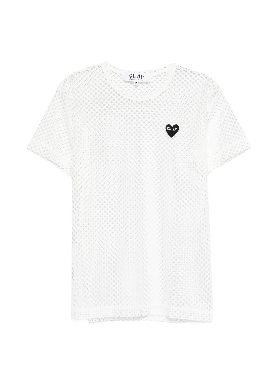 Black Heart Emblem Mesh Tee