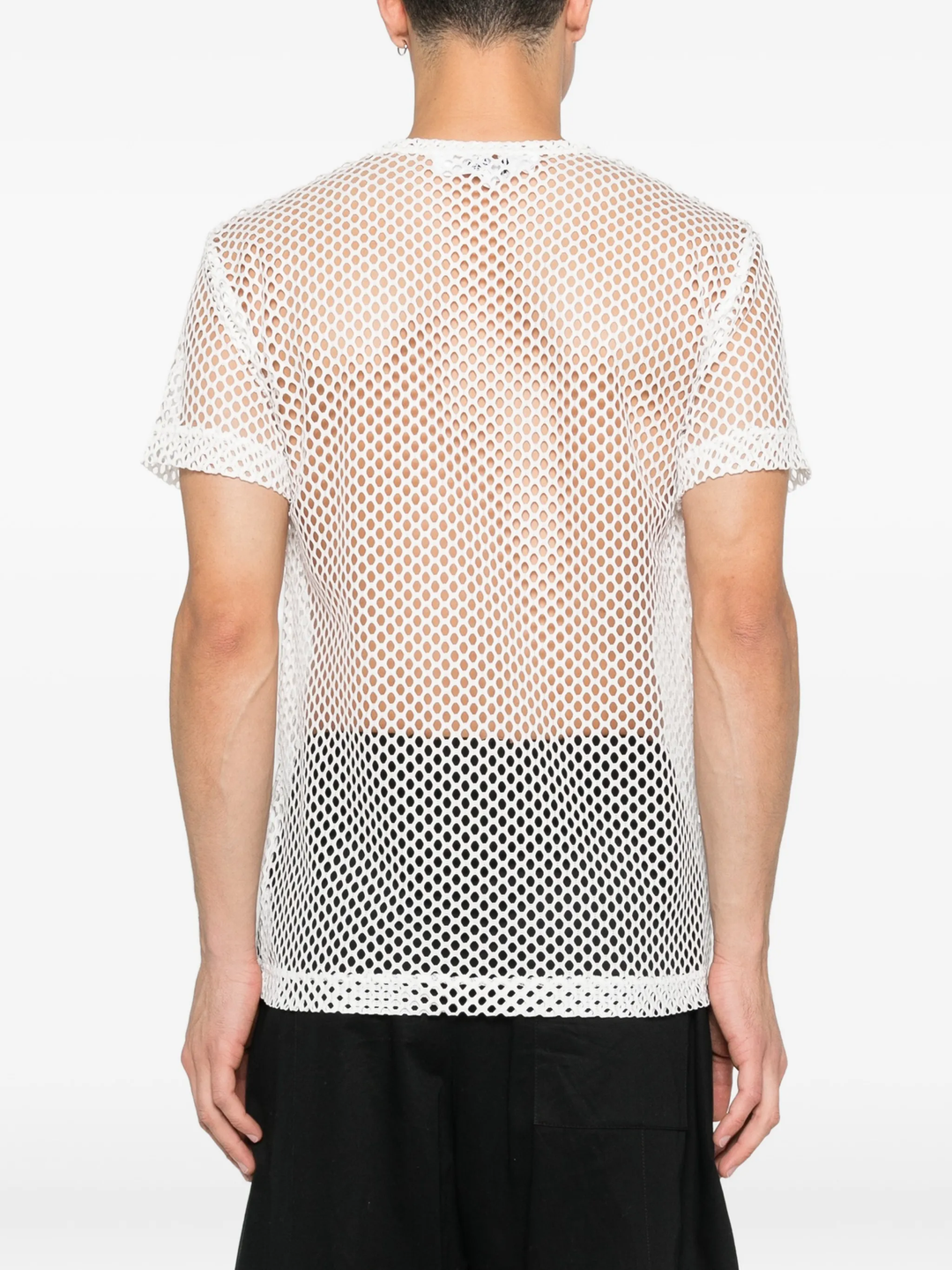 Black Heart Emblem Mesh Tee