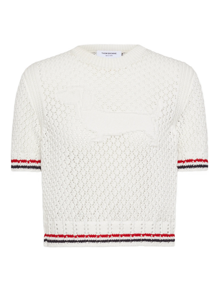 Hector Icon Pointelle Stitch Cardigan