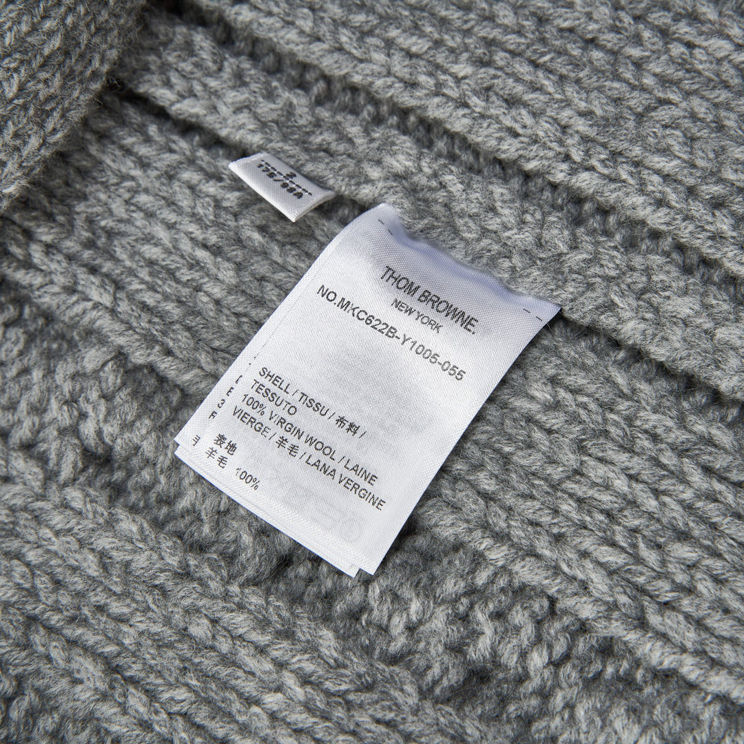 Thom Browne Cable Knit Cardigan – Available at Club 21, Official Retailer in Singapore, Malaysia & Thailand with Global Shipping Online