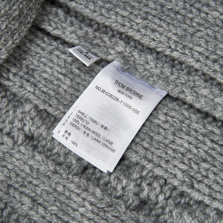 Thom Browne Cable Knit Cardigan – Available at Club 21, Official Retailer in Singapore, Malaysia & Thailand with Global Shipping Online