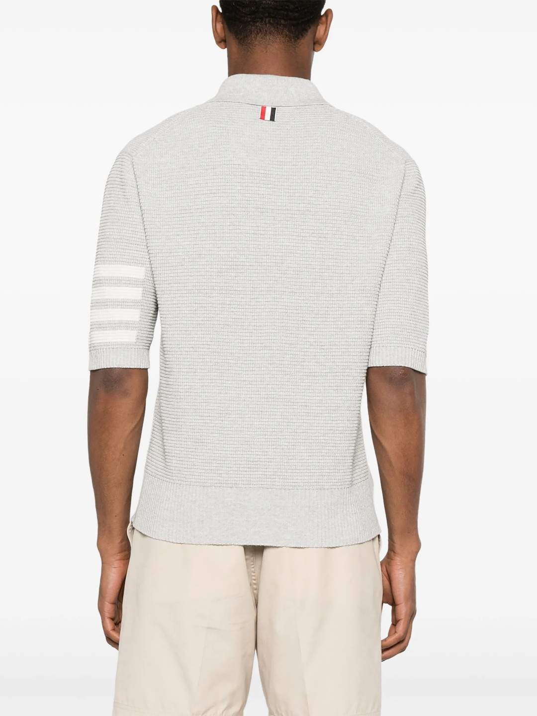 Textured Stitch Relaxed Fit Polo
