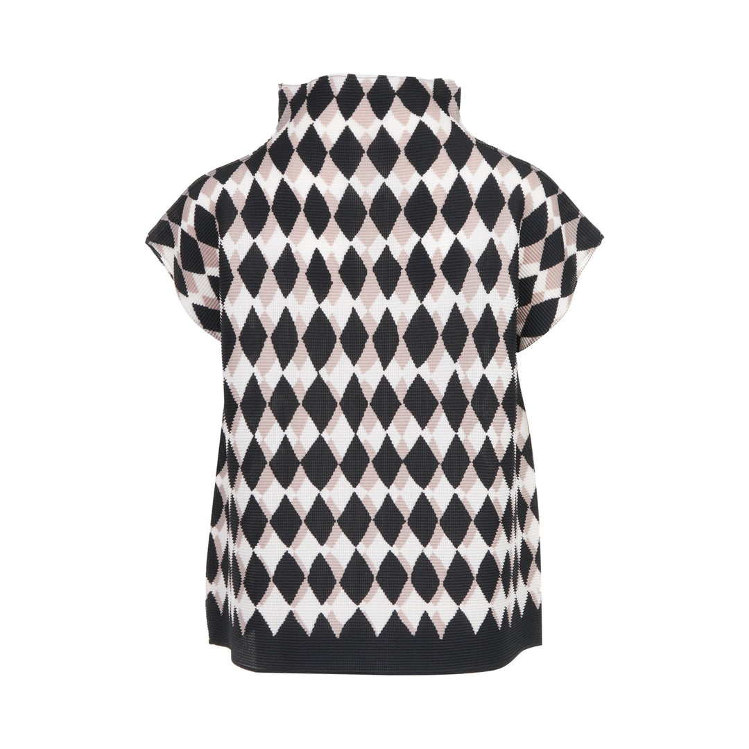 Diamond Turtleneck Top