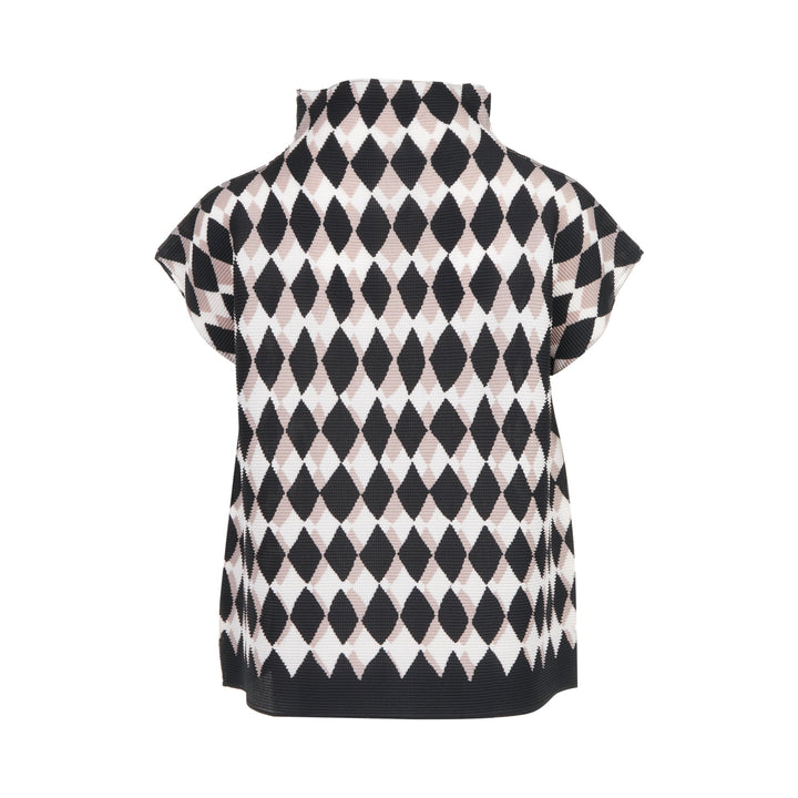 Diamond Turtleneck Top