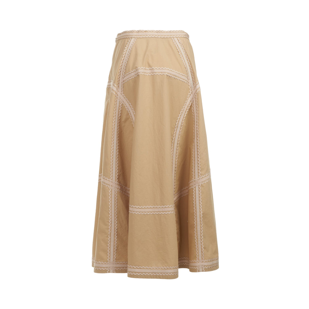 Norah A-Line Midi Skirt