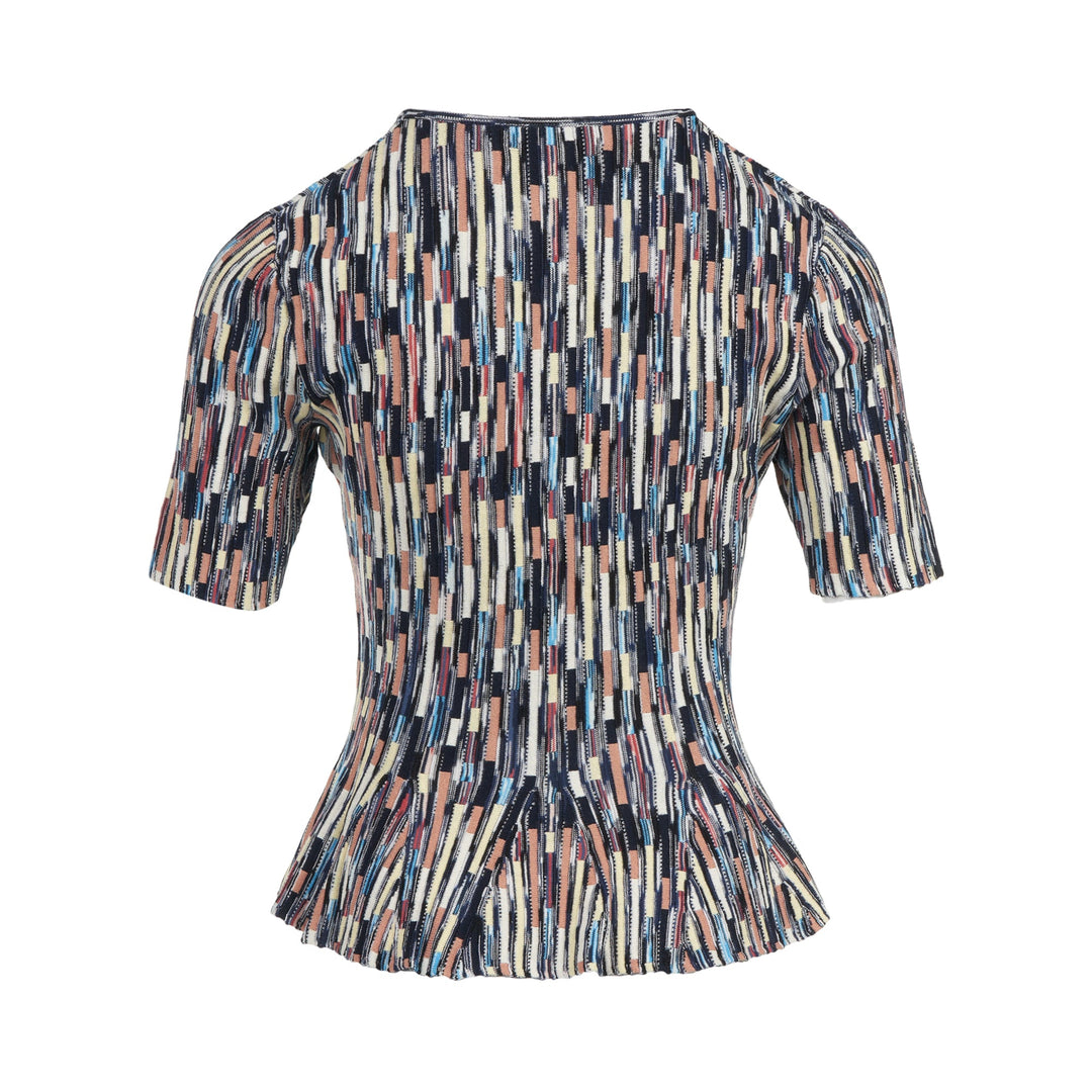Samira Multicolor Short Sleeve Top