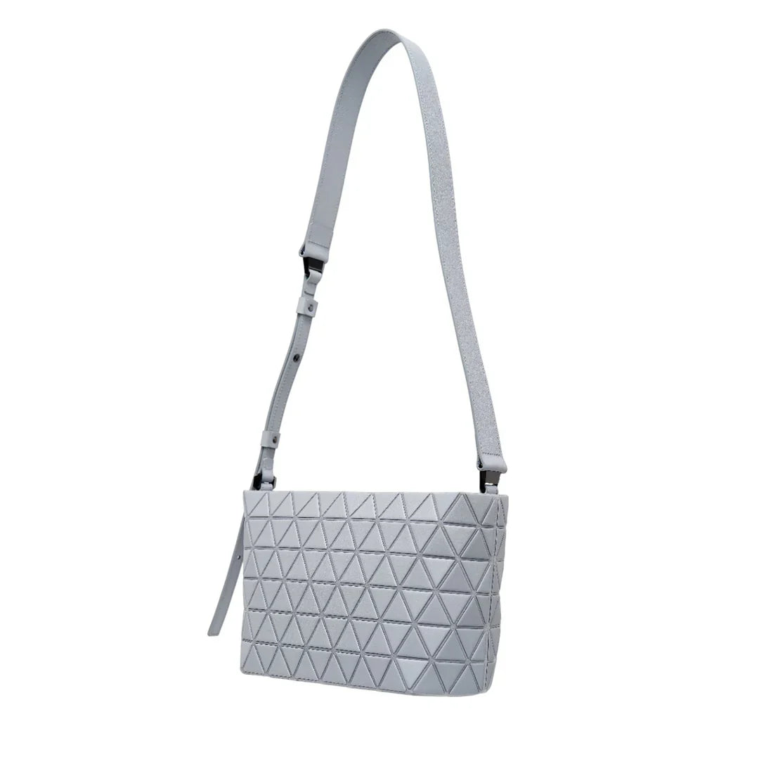 Solid Crystal Matte Shoulder Bag