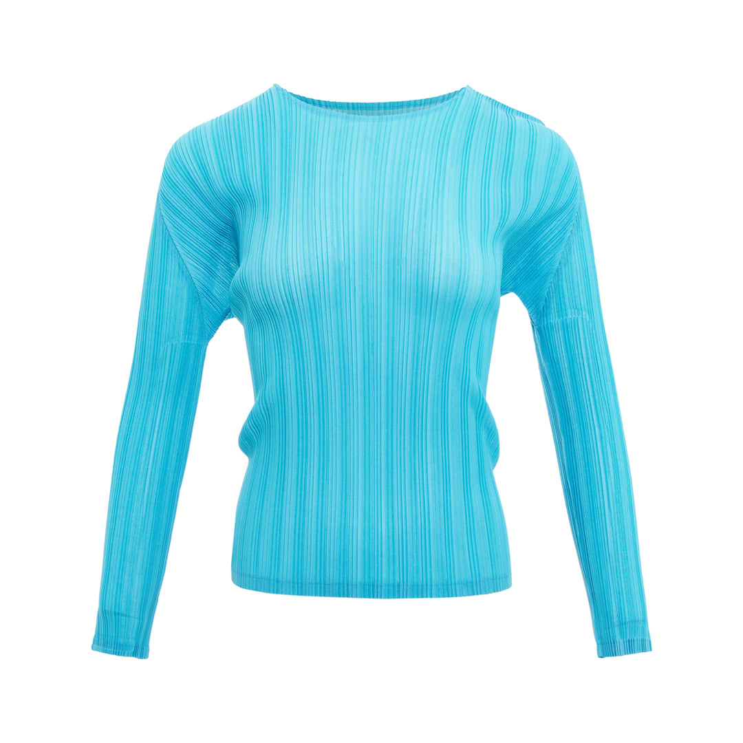 Rib Pleats Long Sleeve Shirt