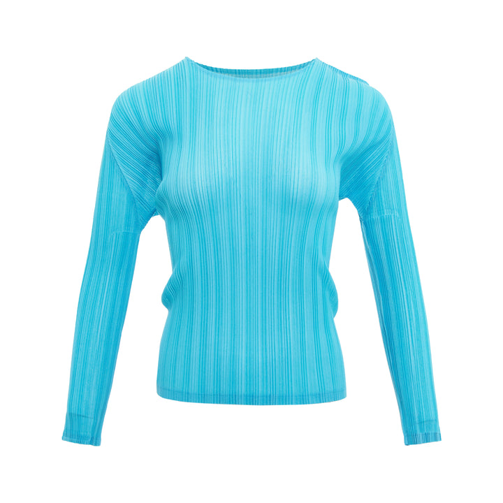 Rib Pleats Long Sleeve Shirt