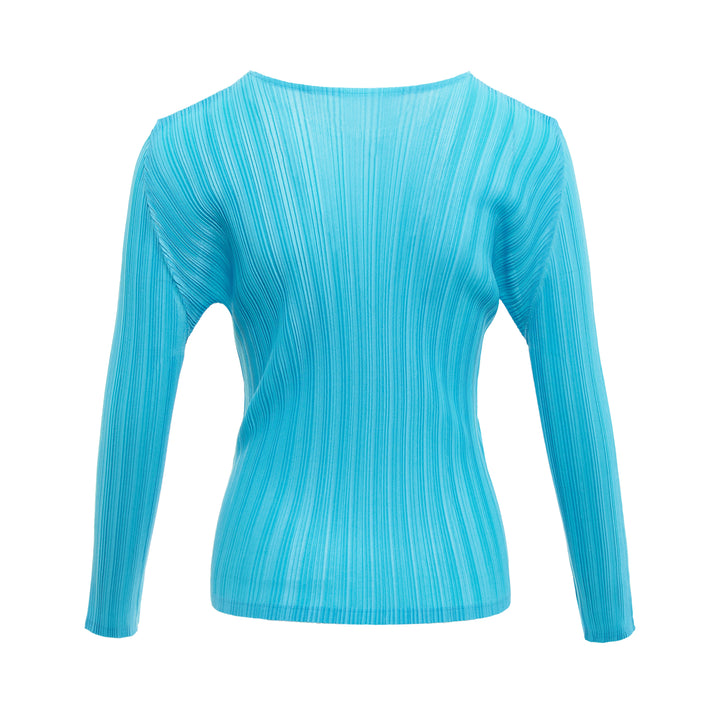 Rib Pleats Long Sleeve Shirt