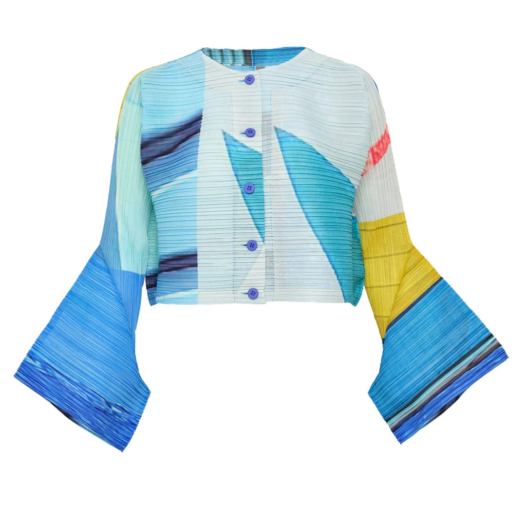 City Collage Cardigan