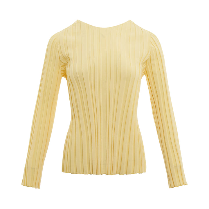Rib Knit Long Sleeve Shirt