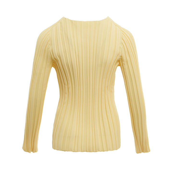 Rib Knit Long Sleeve Shirt