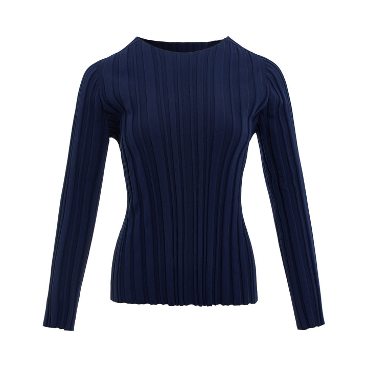 Rib Knit Long Sleeve Shirt