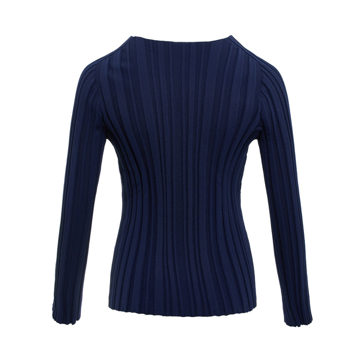 Rib Knit Long Sleeve Shirt