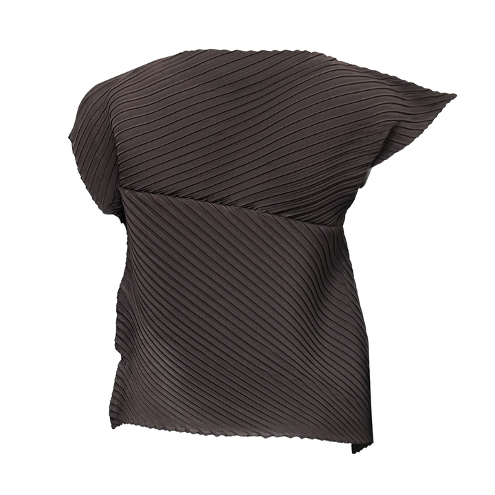 Plaster Pleats Solid Shirt