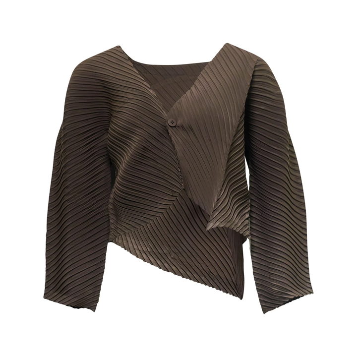 Plaster Pleats Cardigan