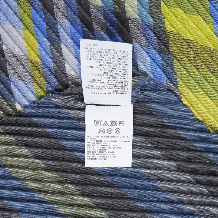Check Pleats Stole