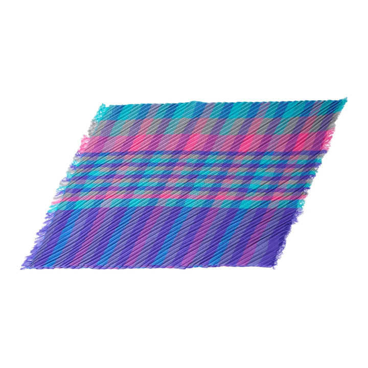 Check Pleats Stole
