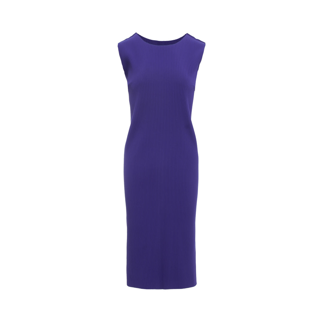 Fine Knit Pleats Dress