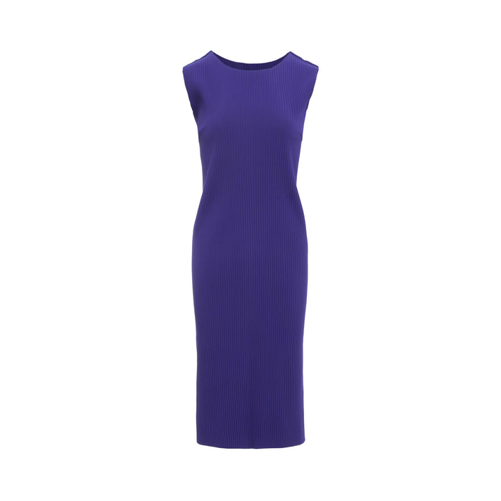 Fine Knit Pleats Dress