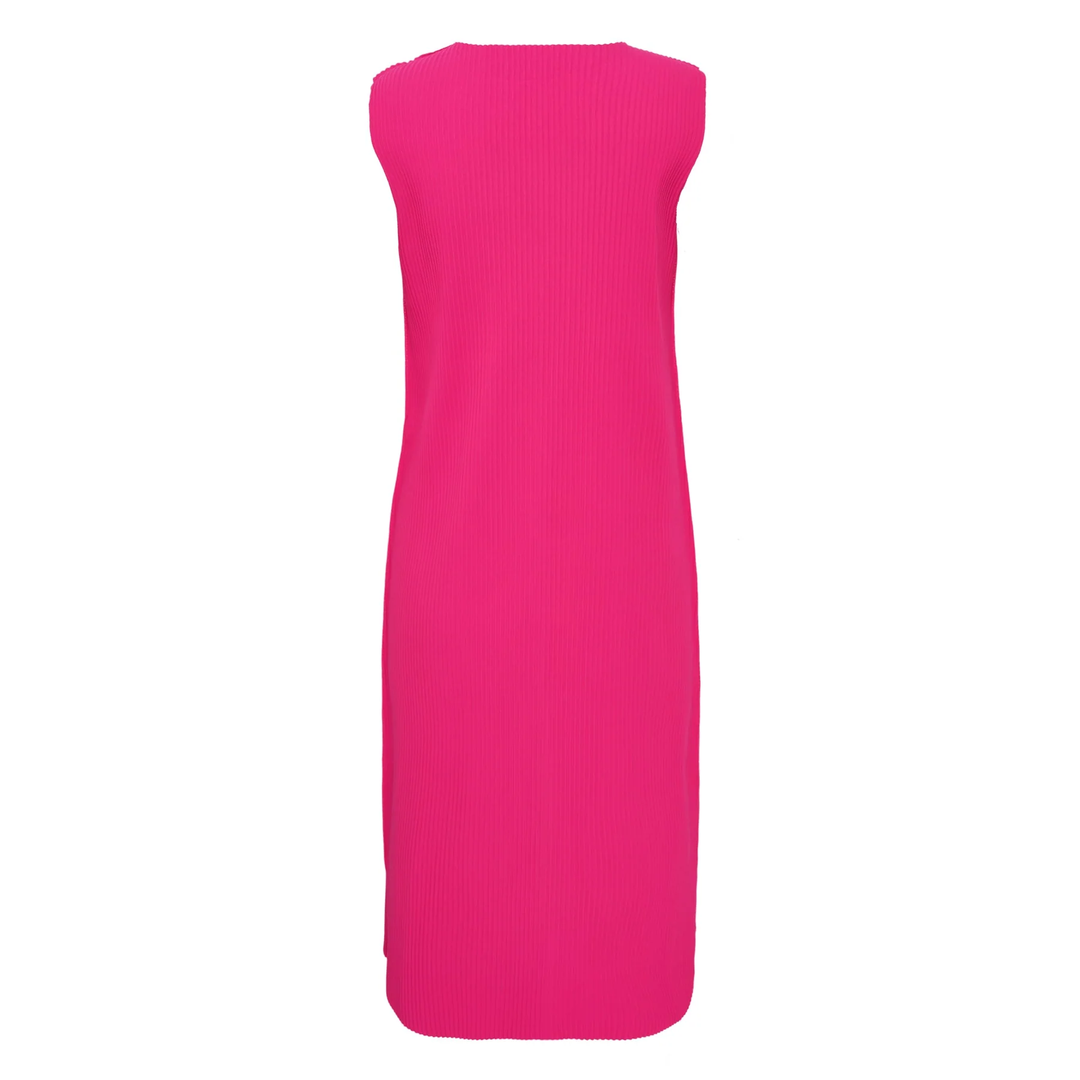 Fine Knit Pleated Dress