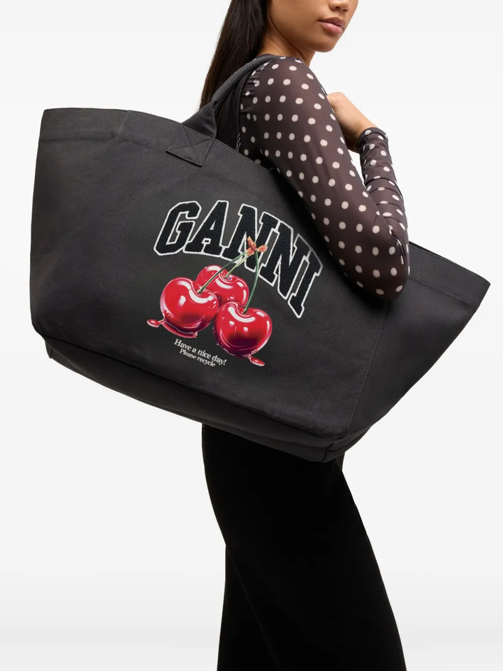 Shopper XXL Cherry Printed