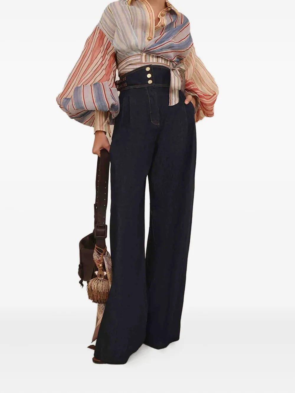 ZIMMERMANN Rebellion Denim Tailored Pant - view 2