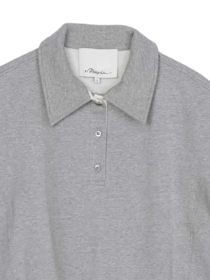 Short Sleeve Polo Top With Shirting Combo