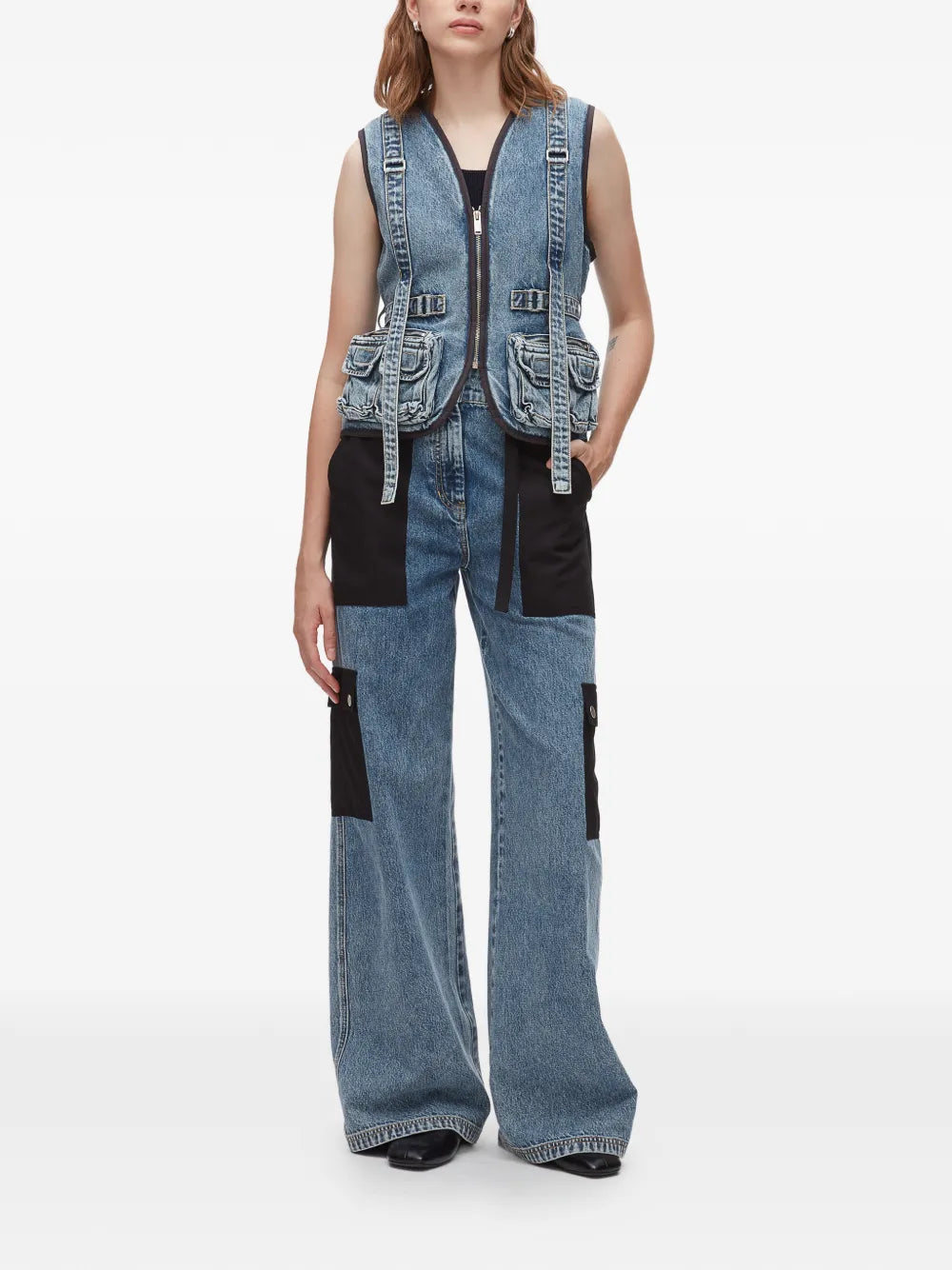 Lightweight Denim Field Vest