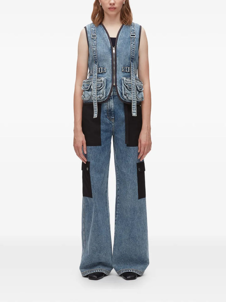 Lightweight Denim Field Vest