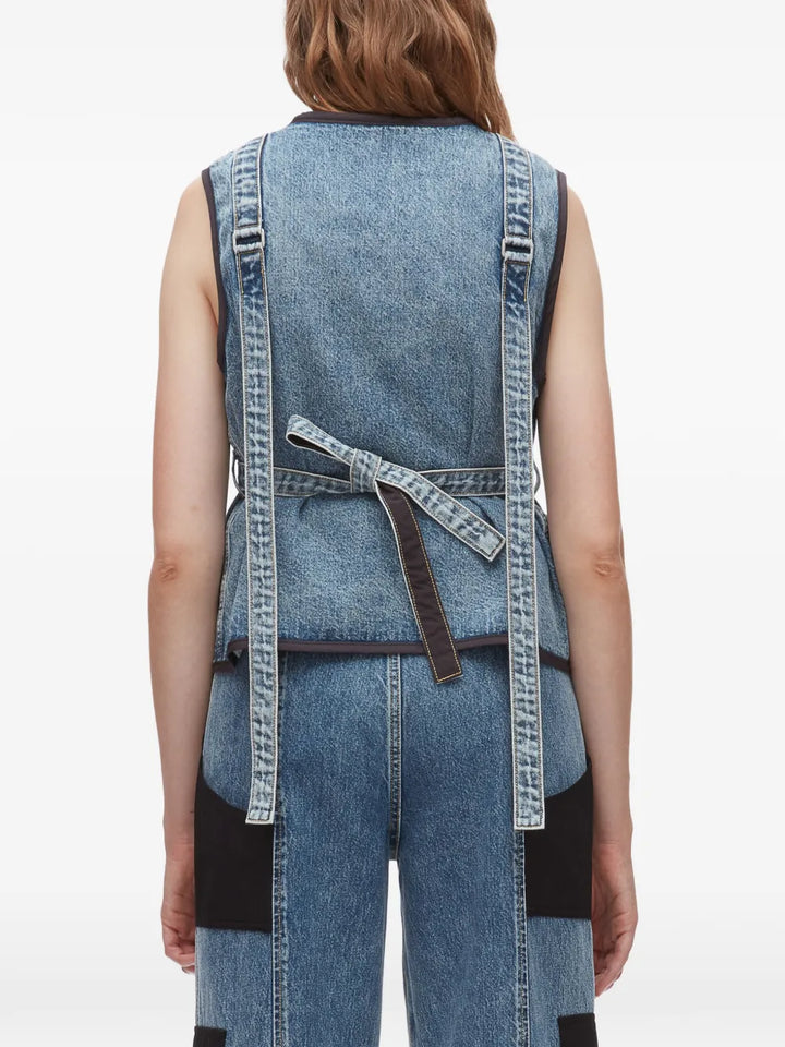Lightweight Denim Field Vest