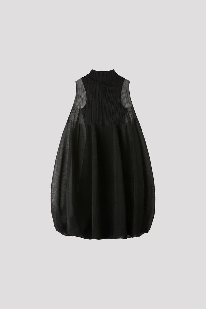 Overwrapped Pottery Bust Flare Dress