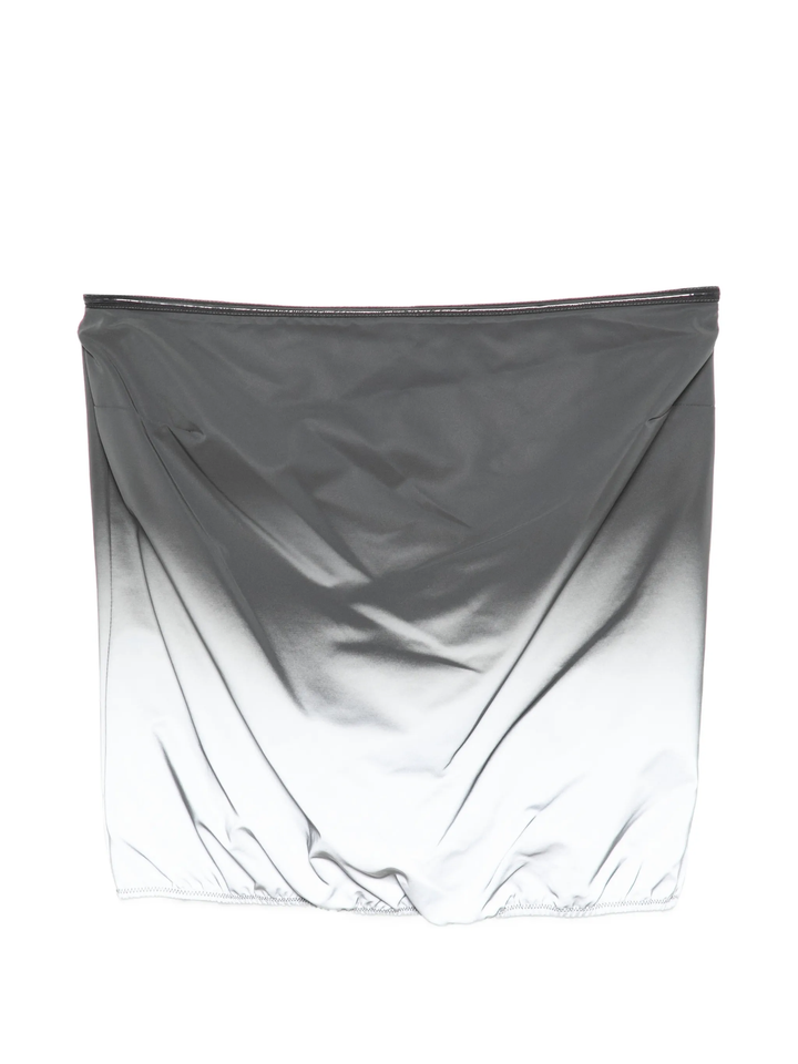 Reflective Strapless Bubble Top