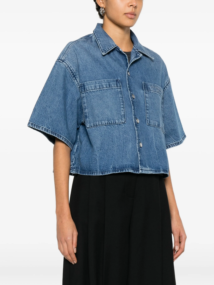 Cropped Short Sleeve Shirt
